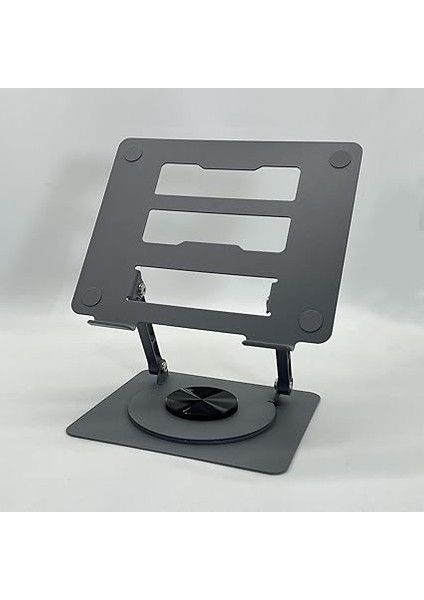 Stant Çelik Standı Ergonomik Bilgisayar Yükseltici Her Açıda Ayarlanabilir Stand Tüm Boyutlarda Notebook Uyumlu Notebook Standı Bilgisayar Stant (Gri - 360) fırsatları