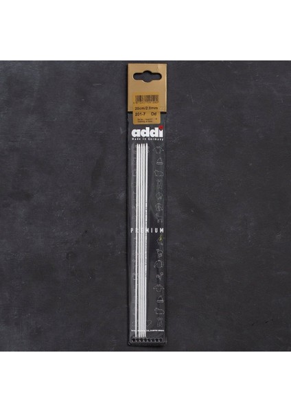 Addi 2mm 20CM 5 Li Çorap Şişi - 201-7