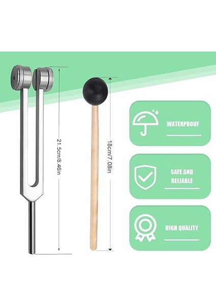 1 Adet 128 Hz Metal Ayar Kutusu Doğru Frekans Tepkisi Sağlar, Silikon Çekiç, Tamir Aleti ve Temizlik Için Kadife Torba ile Birlikte Gelir fiyatları