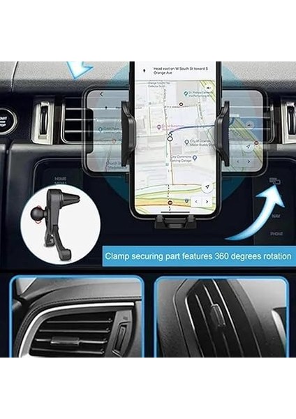 Telefon Tutucu Araç Otomatik Klipsli Araba Telefon Tutucu Ayarlanabilir Cam ve Torpido Için Yüksek Kalite Tutucu fırsatları