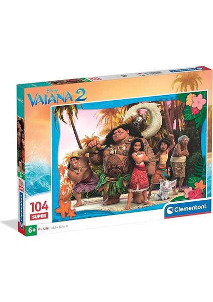 104 Parça Puzzle Süper Disney New Movie