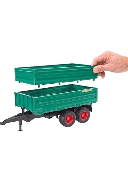 - Römork Büyük Yeşil Damperli Ölçekli Model modelleri