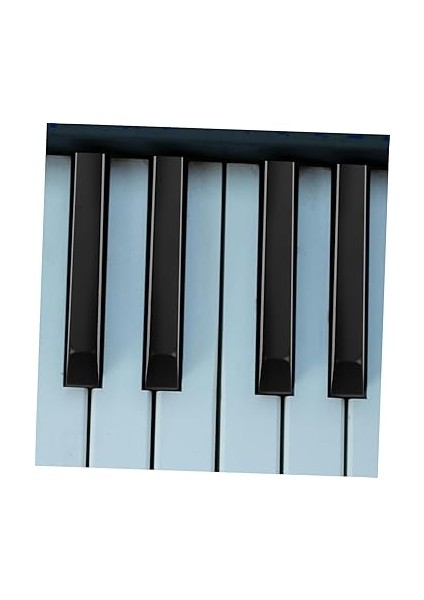 4 Adet Piyano Siyah Tuşları Piyano Aksesuarları Enstrüman Malzemeleri Piyano Tamir Aracı Piyano Anahtarı Değişimi Piyano Tuşu Siyah Piyano Siyahı Anahtar Parçaları Black Plastik modelleri
