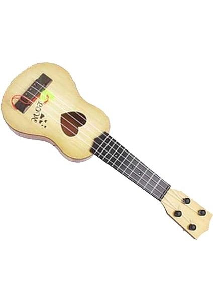 Plastik Ukelele Oyuncak, Hafif Açık Düğme Tasarımı 35 cm 4 Teller Erken Eğitim Seçimi Olan Çocuklar Için Ukulele (Haki) fiyatları