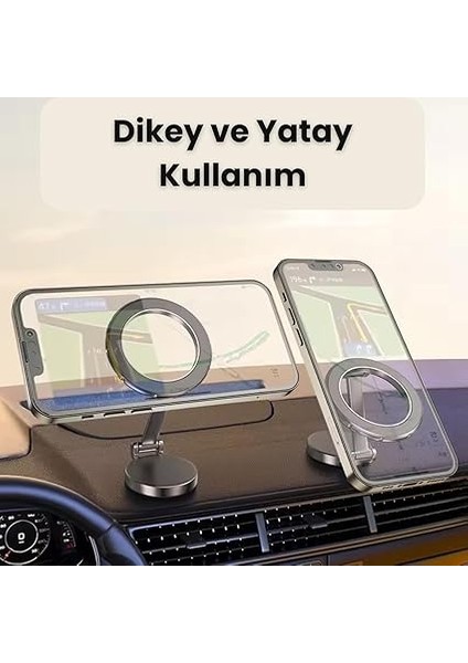 Manyetik Araç Içi Telefon Tutucu Magsafe Ile Uyumlu [güçlü Mıknatıslar] - iPhone 11-16 Pro Max/plus Serileri Ile Uyumlu - Cep Telefonu Tutacağı Araba Telefon Tutucu fırsatları