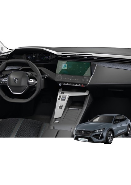Peugeot 408 Allure (2023-2025) Uyumlu 10" Multimedya 9h Nano Ekran Koruyucu