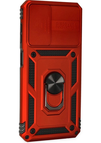 A33 5g Kılıf Pars Yüzüklü Silikon - Kırmızı fiyatları