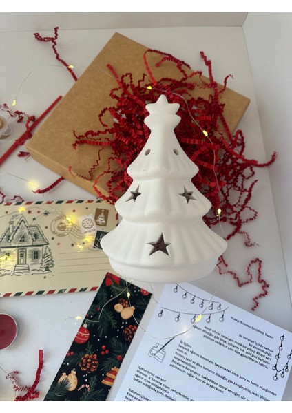 Yılbaşı Yetişkin Seramik Boyama Kutusu – Yeni Yıl Hobi ve Sanat Etkinlik Seti (Seramik Figür, Boyalar ve Fırça Dahil) modelleri