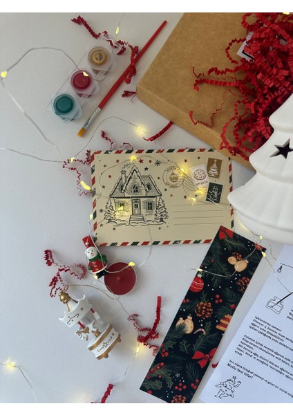 Yılbaşı Yetişkin Seramik Boyama Kutusu – Yeni Yıl Hobi ve Sanat Etkinlik Seti (Seramik Figür, Boyalar ve Fırça Dahil) fırsatları