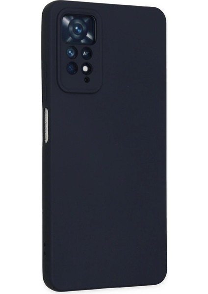 Note 11 Kılıf Nano Içi Kadife Silikon - Lacivert modelleri