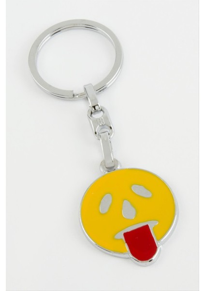 Dil Çıkaran Emoji Metal Anahtarlık fiyatları
