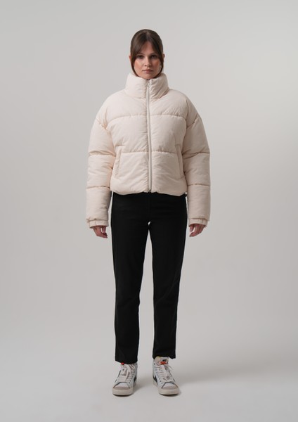 Zeta Kadın Mont Şişme Kadın Crop Mont fırsatları