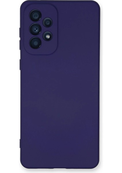 A33 5g Kılıf Nano Içi Kadife Silikon - Mor