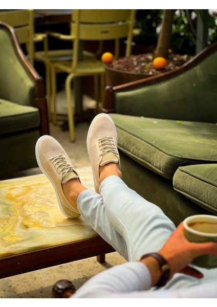 Drnds KB-101 Kuback Bej Triko Bağcıklı Günlük Erkek Ayakkabı (Numara: 40) modelleri