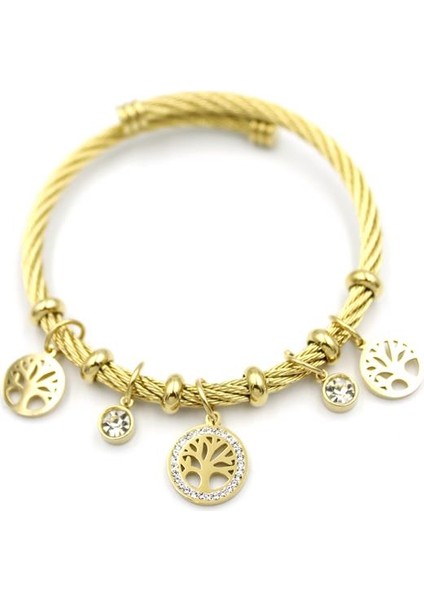 Hayat Ağacı Charm Bilezik - Altın fiyatları