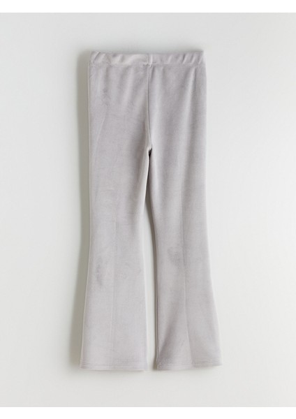 Yeni Sezon Beli Lastikli Kadife Ispanyol Paça Kız Çocuk Tayt fiyatları