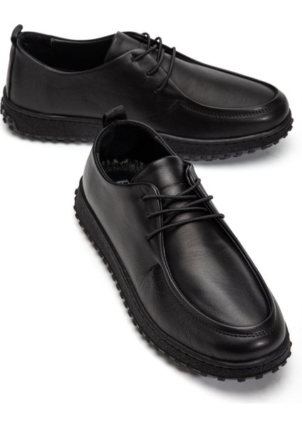 Kadın Siyah Hakiki Deri Yumuşak Tasarım Ortopedik Hafif Oxford Casual Ayakkabı fırsatları