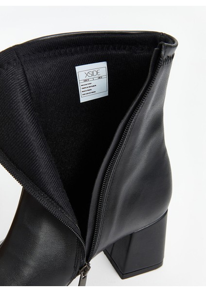 Yeni Sezon Deri Görünümlü Kadın Topuklu Ayakkabı indirimleri