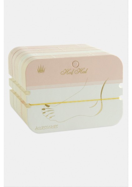 2'li Oval Kalın Halhal Kartı 100 Adet