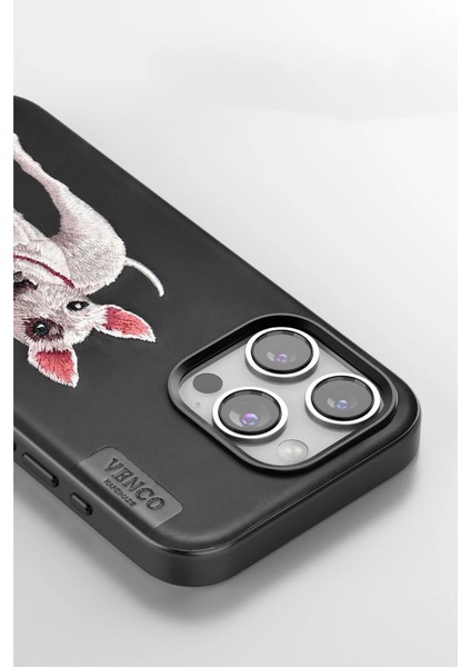 Venco Iphone 15 Perma Desenli Kapak - Lacivert modelleri