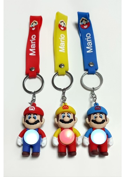 Maryo Işıklı Silikon Anahtarlık modelleri