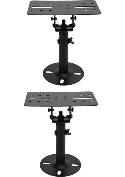 Duvar Montaj Hoparlör Braketi Sağlam Demir Yapısı, Kitaplık Profesyonel Hoparlörler Için Ayarlanabilir Tasarım, Geniş Uyumluluk, Çeşitli Ortamlar Için Uygun, 88LBS Yük Yatağı, 2 Taban 2 Destek fiyatları