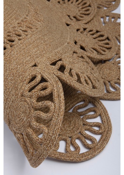 Reygon Ege 24 Hasır Daire Dekoratif El Örgüsü Kilim Yolluk Halı fırsatları