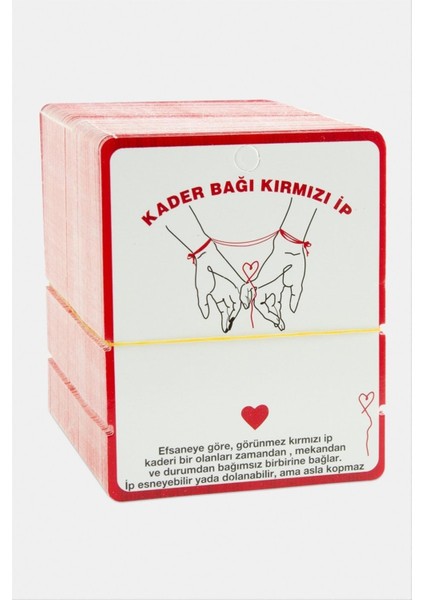 2'li Kader Bağı Ip Bileklik Kartı