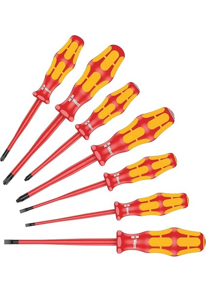 160 Iss/7 Tornavida Seti Kraftform Plus Seri 100. Azaltılmış Uç ve Sap Çapı, 7 Parça, 05135961001