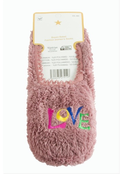 Peluş Polarlı Patik