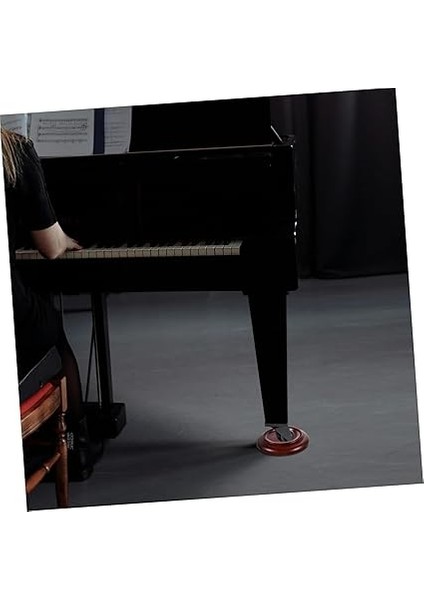 3 Adet Piyano Caster Kupası Dikey Piyano Zemin Koruyucu Kaymaz ve Geçirmeyen Tasarım Ahşap Zemin Koruması Için Uygun Kahverengi indirimleri