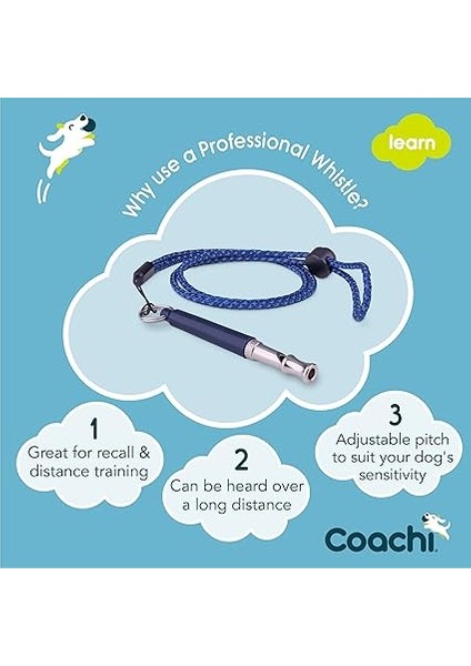 Of Animals, Profesyonel Düdük, Ayarlanabilir Ses Yüksekliği, Geri Çağırma Antrenmanı, 41140A, Lacivert fiyatları