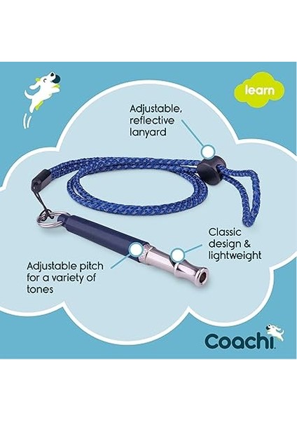 Of Animals, Profesyonel Düdük, Ayarlanabilir Ses Yüksekliği, Geri Çağırma Antrenmanı, 41140A, Lacivert modelleri