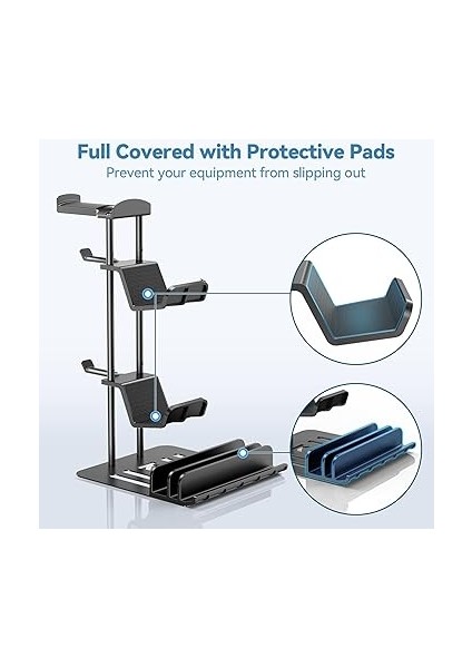 Oyun Kulaklığı Standı, Kumanda Tutucu ve Kulaklık Tutucu, Masa, Alüminyum Çubuklu Kulaklık Standı, Evrensel Kulaklık Standı, Anahtar, iPad Cep Telefonu Için fırsatları