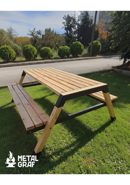 Bank Ormancı Masası Metal Ahşap Bank