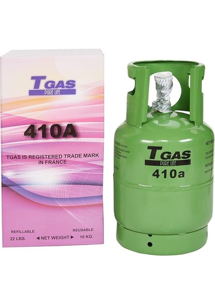 Gas R410A Yeniden Doldurulabilir Tüpte Klima Gazı Soğutucu Akışkan Refillable Refrigerant Gas