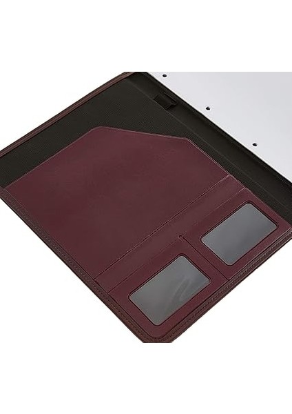 412-4 Sekreter Notluğu A4 Sekreterlik Dosyası Deri Kapaklı Sekreter Tablası, Bordo modelleri