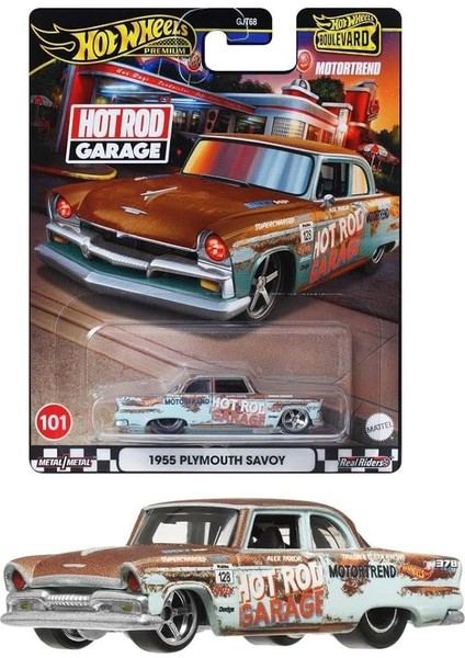 Wheels Boulevard Premium Araçlar GJT68 - HRT58 1955 Plymouth Savoy