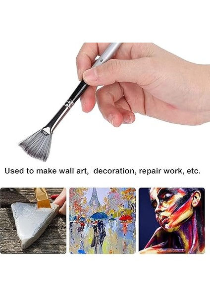 24 Parça Siyah Çantalı Sanat Fırçası Seti fırsatları