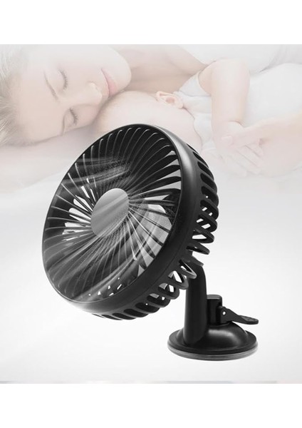 Departure Araç Ön Cam ve Torpido Üzeri Araç Vantilatör Fan Soğutucu Masaüstü Vantilatör