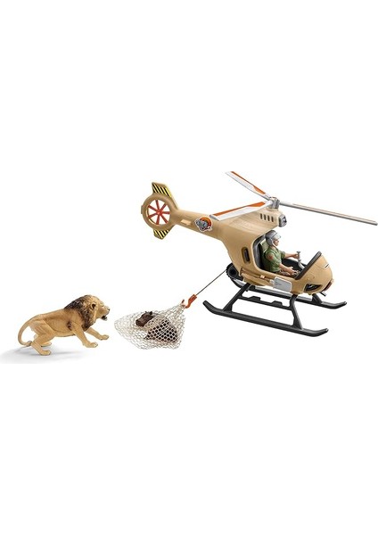 42476 Kurtarma Helikopteri Oyuncak Figürü, Çok Renkli