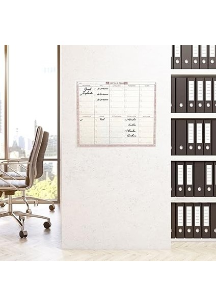 Şeffaf Kendiliğinden Yapışkanlı Kalemli Haftalık Planlayıcı 40CM-50CM fiyatları