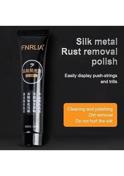 Fret Parlatma Macunu 30 ml Lehçe ve Temizleyici Macun Elektro Gitar Pikap Köprüsü Çok Amaçlı Metal Tamir ve Bakım Araçları fiyatları