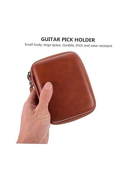 Depolama Çantası Elektro Gitar Seçim Tutucu Gitar Seçim Çantası Gitar Enstrüman Seçim Çantası Gitar Seçim Depolama Elektro Gitar Seçim Kutusu Gitar Seçim Tutucu Çantası Eva Brown modelleri