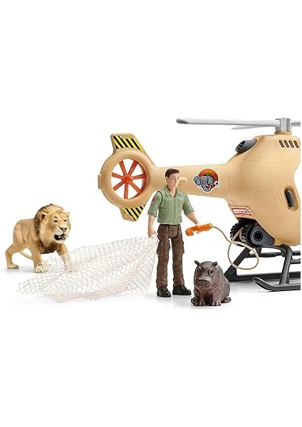 42476 Kurtarma Helikopteri Oyuncak Figürü, Çok Renkli indirimleri