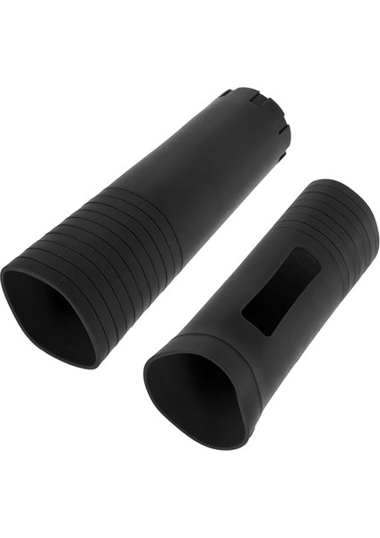 2 Adet Ktv Mikrofon Silikon Mikrofon Sapı Kılıfı El Mikrofonu ve Darbeye Dayanıklı Kuyruk Kapağı Aksesuarı