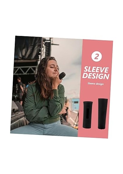 2 Adet Ktv Mikrofon Silikon Mikrofon Sapı Kılıfı El Mikrofonu ve Darbeye Dayanıklı Kuyruk Kapağı Aksesuarı modelleri