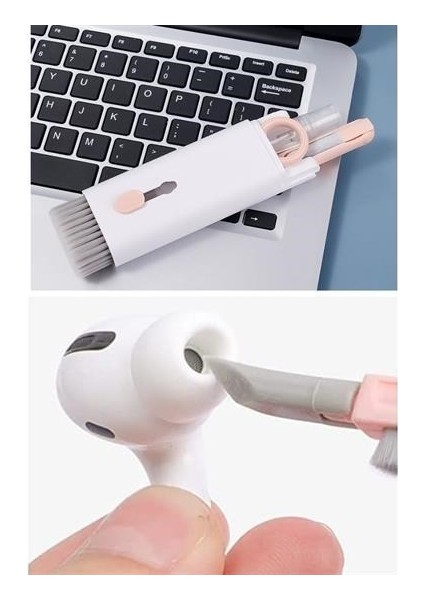 Çok Fonksiyonlu Tv Bilgisayar Ekranı Kulaklık Fırçalı Spreyli Elektronik Temizlik Seti fırsatları