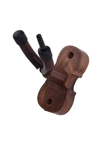 Keman Askısı, Duvara Monte Keman Keman Keman Askı Kanca Kaleci, Yay Tutucu Kauçuk Yastık Ahşap Taban ile indirimleri