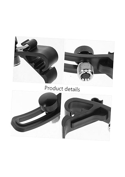 2 Adet Davul Mikrofon Kelepçesi Tutucu 5/8 Dişli Mikrofon Montajı Siyah Evrensel Davul Montajı Trampet Için fiyatları